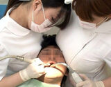 "Yeah, dental assistant and I breasts of sense to go to the dentist"