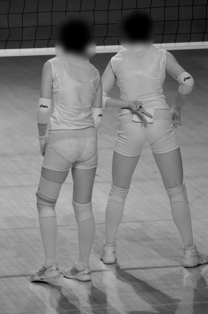 [Infrared hidden camera erotic images] transparent underwear of female volleyball players roll in too much erotic www 15th image