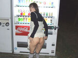 In front of a vending machine ass Kinky shit woman wwwww exhibitionist out and this thing?...
